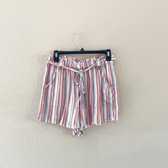 American Eagle Soft Striped Pull On Shorts - Picture 1 of 7